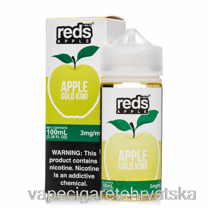 Vape Hrvatska Gold Kiwi - Reds Apple E-juice - 7 Daze - 100ml 3mg